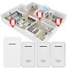 Home Wireless Battery operated Doorbell Waterproof Three to One Doorbell