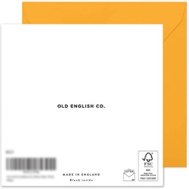 Old English Co. Good Luck To You Card for Son or Daughter - New Job Cards - Colourful Neon Encouragement Cards for Him or Her - Cards for Men and Women - Exams, Adventure | Blank Inside