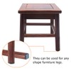 GINOYA Teflon Furniture Sliders, 20pcs 1inch Square Stick Furniture Glides
