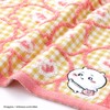 Chiikawa 41-1072130 Pochette Face Towel, Yellow, Gauze Pile, Cute, Approx.
