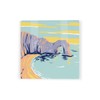 South Coast England Ceramic Coaster Set - Cornwall Dorset Jurassic