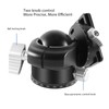 Panoramic Tripod Head Dual Panorama Low Gravity 360 Degree Rotating