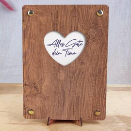 Geschenk zum Geburtstag - XL Geldgeschenk aus Holz inkl. Ständer | Herzenswunsch - Schönes Geschenk für Mama, Herzenswünsche, Geschenk für Herzensmensch, Lieblingsmensch