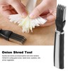 Stainless Steel Scallion Slicer, 19.5 x 3 cm, Spring Onion