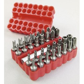 33-Piece Security Insert Screwdriver Bit Set