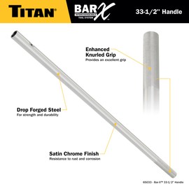 Titan Bar-X 65033 33-1/2-Inch Handle for Bar-X Ratchets and Breaker Bars
