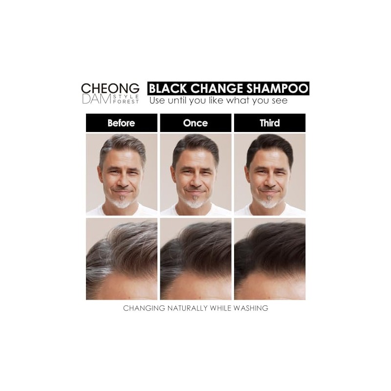 CHEONG DAM STYLE- CHAMPÚ ULTRA NEGRO CAMBIO BOSQUE ESTILO CHEONGDAM