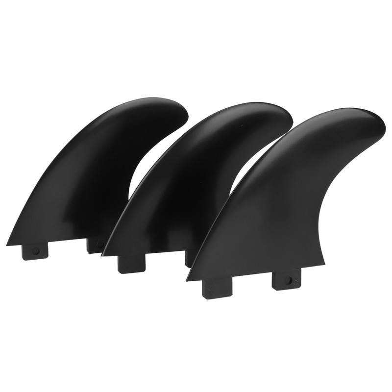 3Pcs FCS Surfboard Tail Water Fin Set Left Middle Right
