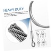 LALAFINA Picture Hanging Wire Kit with Double Hooks and Screws