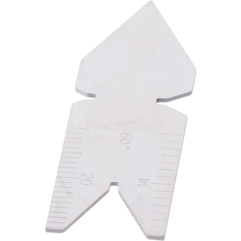 Fudeshe 3pcs/ set Screw Thread Measuring Tool, Thread Cutting Angle