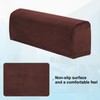 sourcing map 2Pcs Stretch Armrest Covers, Polyester Soft Couch Armchair
