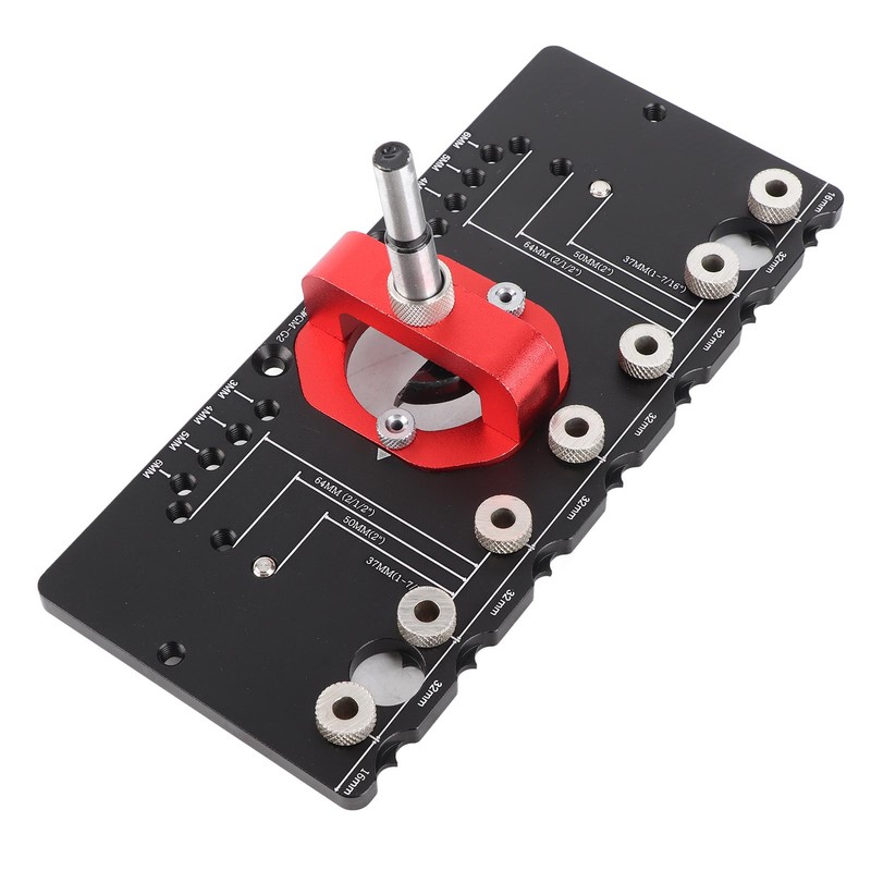 Woodworking Drill Guide Hole Locator Fixture Pocket Jig Positioning Accessories