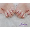 ❣️ Pointy heart handmade nail tips ✨ - Short C