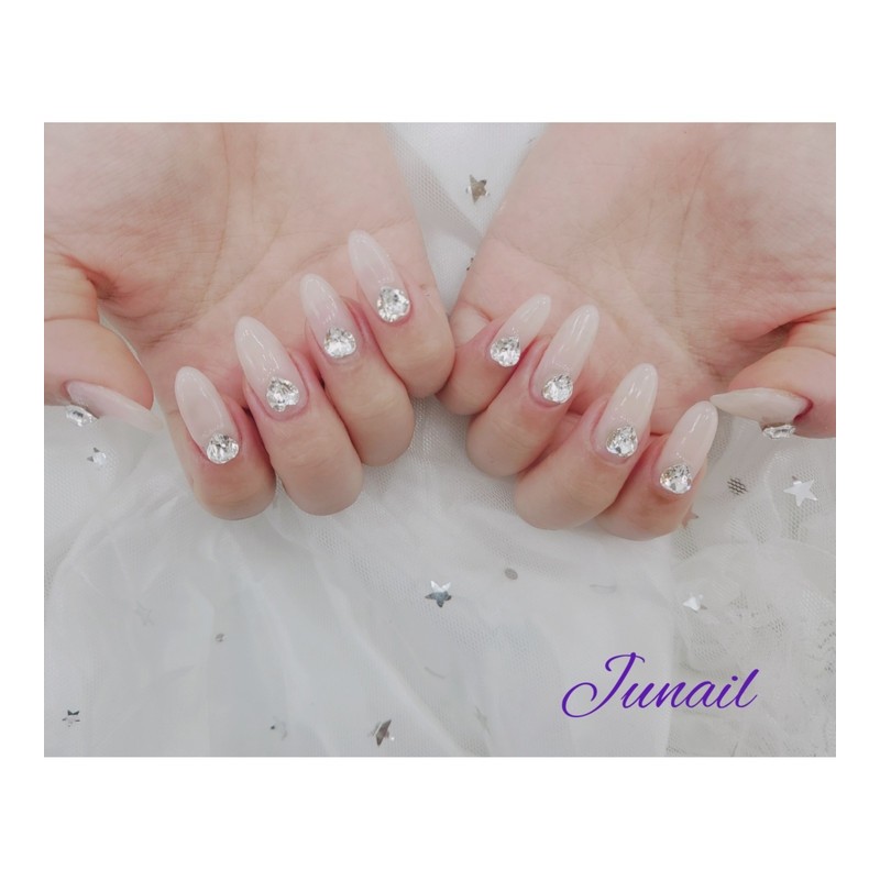 ❣️ Pointy heart handmade nail tips ✨ - Short C
