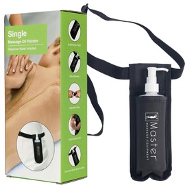 Master Massage Adjustable Single Bottle Massage Oil Holster Massage Lotion Holster for 8 Oz (1 Bottle Include)
