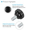 CoCud Knurling Clamp Knob M6 x 10mm Male Thread 21mm