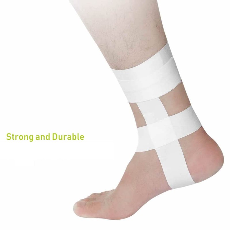 Sports Tape 5 Rolls 2.5cm x 10m White Sports Health