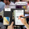 Server Books for Waitress Book,Leather Server Book with Zipper Pocket,Fit
