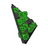 ABACUSSPIELE 03114 Mini Game Dice Pyramid Green