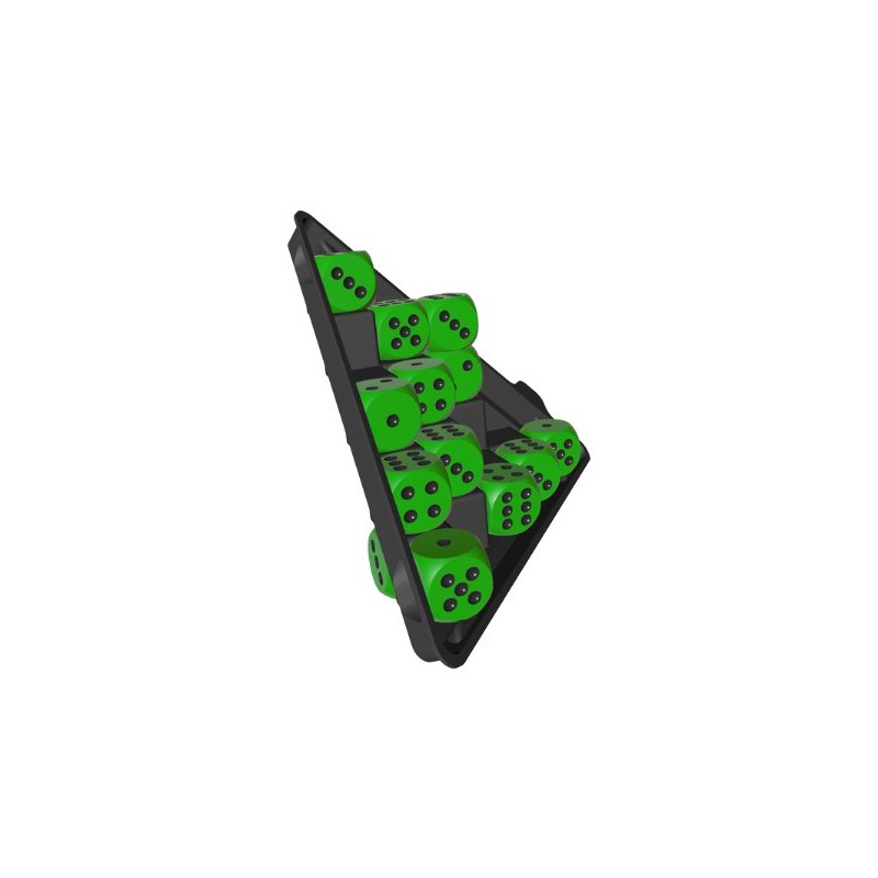 ABACUSSPIELE 03114 Mini Game Dice Pyramid Green