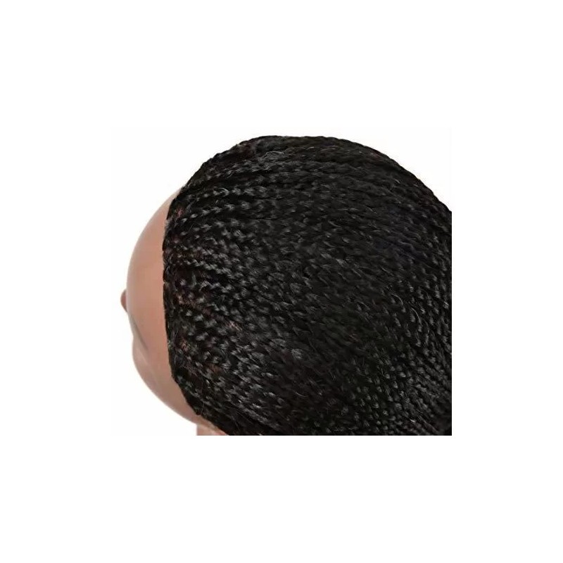 FUAI Maniqui Cabeza Cabello Natural Negro 55 Cm Fuai