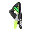 Kookaburra LC 1.0 Wicket Keeping Gloves, Size Adult, Black/Green/Yellow