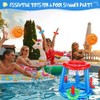 Pool Toys Pool Basketball Hoop Throwing Ring Set Inflatable Floating