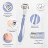 TITANIA Callus slicer with 10 replacement blades, callus remover made