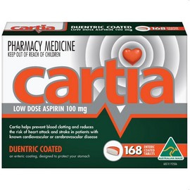 Cartia 100mg 168 Tablets