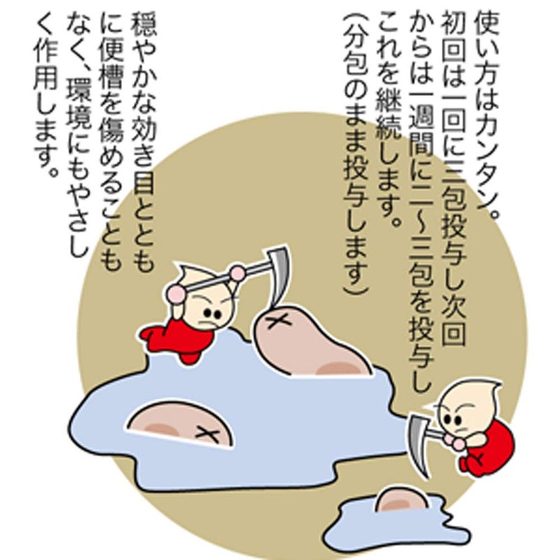 アズマ 消臭剤 汲み取りトイレバイオ消臭 微生物の力で悪臭源を分解