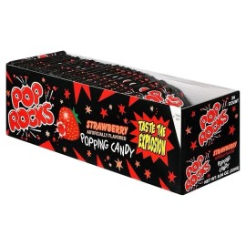 Pop Rocks Strawberry Popping Candy - 0.33 oz 24 Count