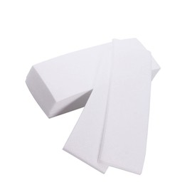 NOLITOY 100pcs Gentle Hair Removal Wax Strips Soft Nonwoven Facial Body Depilatory Papers Comfortable for Salons