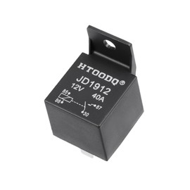 HEROFFIX JD1912 Relay 4 Pin 40A DC 12V Car Truck Van Motorcycle Boat Electromagnetic Relay Replace Parts