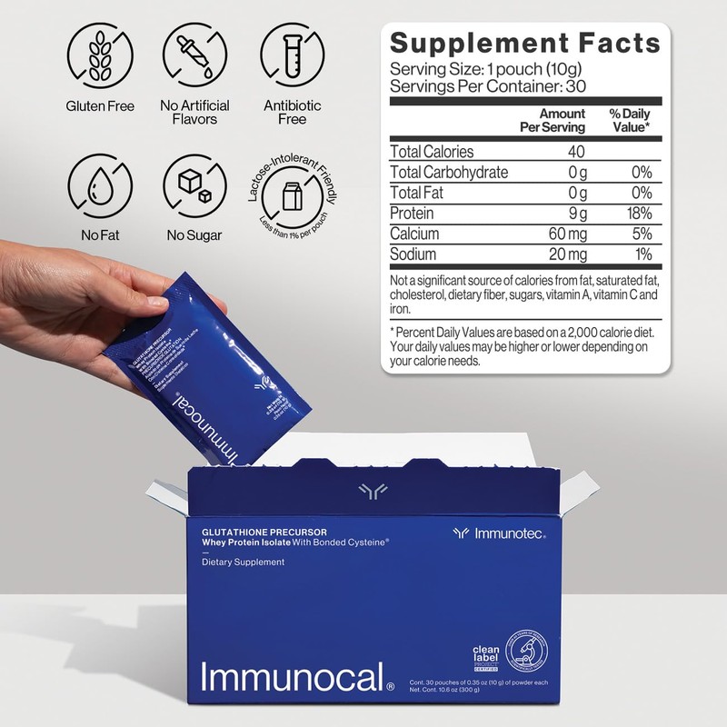 Immunocal Glutathione Precursor – Whey Protein Isolate, Immune Support, Master