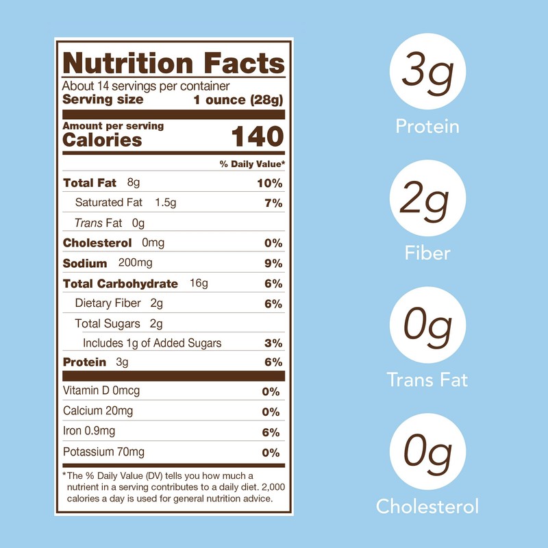 FERIDIES Five O'clock Crunch Honey Cheddar Snack Mix with Premium