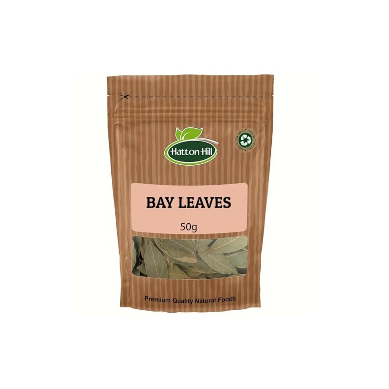 Bay Leaves 50g by Hatton Hill | Dried, Laurel Leaf,