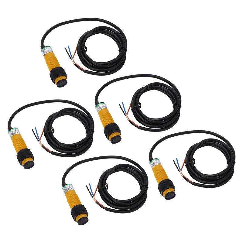 5 Pcs Infrared Photoelectric Switch 10cm Detection NPN Normally Open