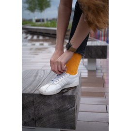 Swole Panda | Luxury Super Soft Bamboo Socks For Women | Size 4-7 | 3 Pack Yellow, Green & Magenta Gift Box