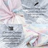 SDY Butterfly Comforter Set Full,3pcs Cooling Comforter for Summer,Kawaii Bed