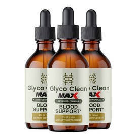 Unbranded (3 Pack) Glyco Clean Drops Max, Glyco Clean Advanced Formula Glycogen Support