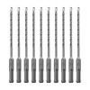 SALI 10PCS SDS Plus Rotary Hammer Drill Bit Concrete Drill