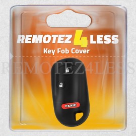 Remotez4Less Key Fob Cover For 1996-2005 Honda Civic Remote Case Rubber Skin Jacket