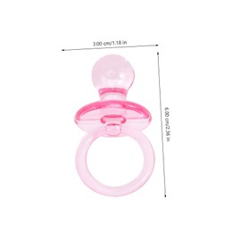 SUPVOX 20pcs Pacifier Charm Decorations Boys and Girls Party Favor Shower Decor Gender Reveal Games Shower Prizes