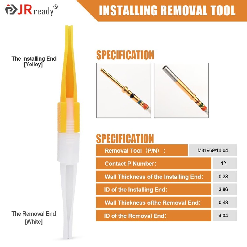 JRready 25Pcs M81969 14 04 12 Solid Barrel Installing Removal