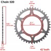 Celox Drive Chain and Sprockets Kit for Kawasaki EX300 Ninja