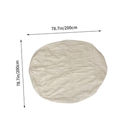 BESPORTBLE 1Pc Round Hot Tub Cover Durable Spa Protector for Outdoor Pools Bathtubs Plated Technology Prevents Debris Leaves Fits Garden Tub Caps