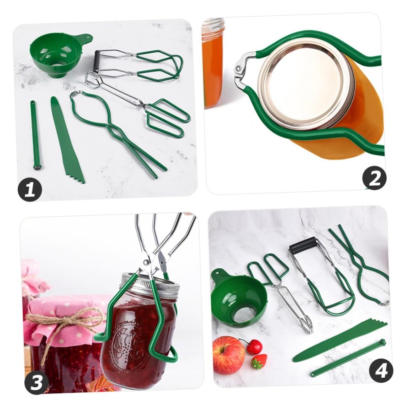 Gatuida 5sets Magnetic Canning Lid Lifters Scald Jar Lifting Tools