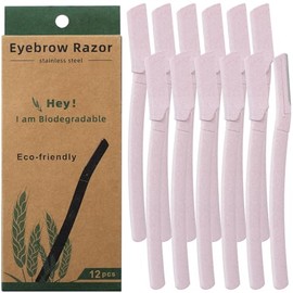 Thboxes 12 Pcs Dermaplaning Blades for Face, Face Razors for Women and Men, Hair Shaver Tool for Eyebrow, Facial Peach Fuzz, Body Fine Hair, Dead Skin Remover