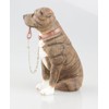 Brown Staffordshire Bull Terrier Dog Ornament - Walkies Range Of