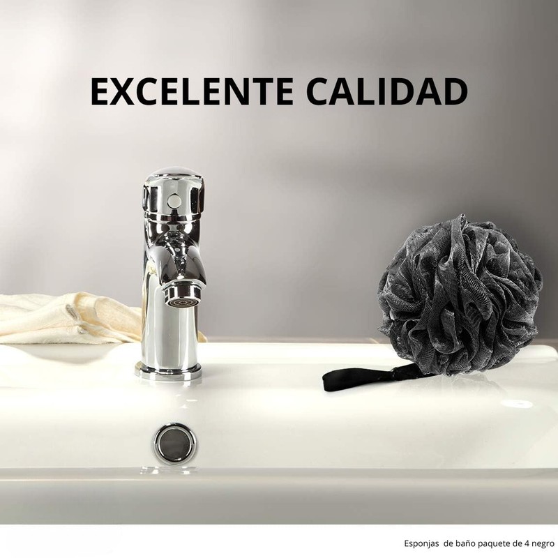 Triko Juego de 4 Esponjas de Baño para Regadera, Esponja